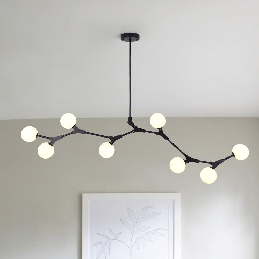 Mid Century 8-Light Sputnik Chandelier | Farmhouze Light, Sputnik ...