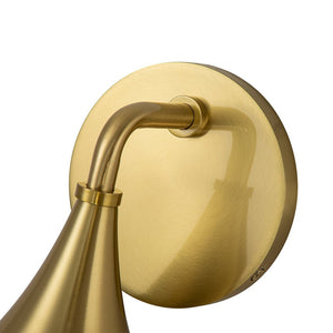 Farmhouze Light-1-Light Antique Brass Opal Glass Globe Wall Sconce-Wall Sconce-1-Light-Brass