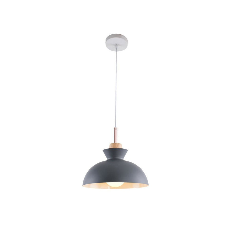 Farmhouze Light-1-Light Nordic Kitchen Metal Dome Pendant Light-Pendant-Gray-1-Light
