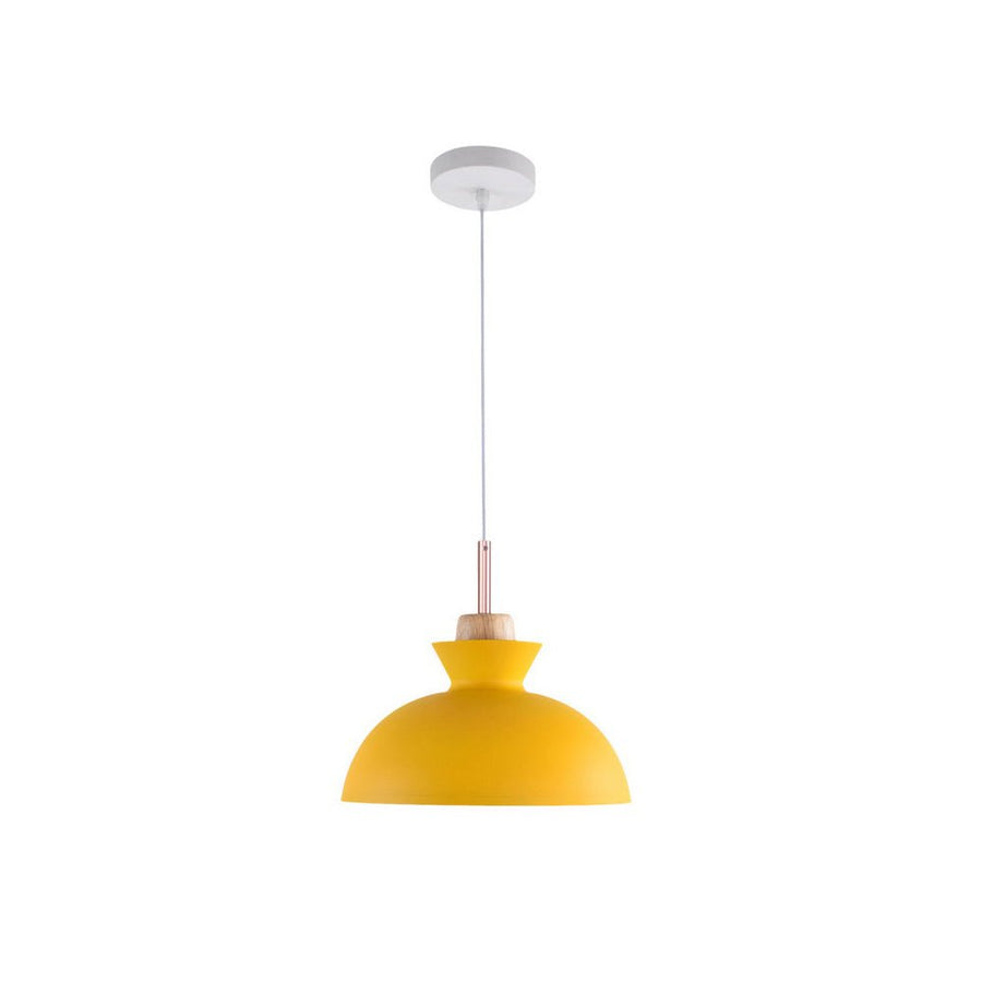 Farmhouze Light-1-Light Nordic Kitchen Metal Dome Pendant Light-Pendant-Yellow-1-Light