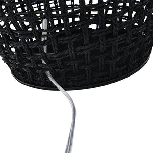 Farmhouze Light-1-Light Woven Basket Table Lamp-Table Lamp--