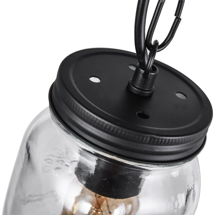 Farmhouze Light-3-Light Pendant Mason Jar Light-Pendant-Cable-