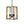 Load image into Gallery viewer, Farmhouze Light-4-Light Black Gold Square Lantern Pendant-Pendant--
