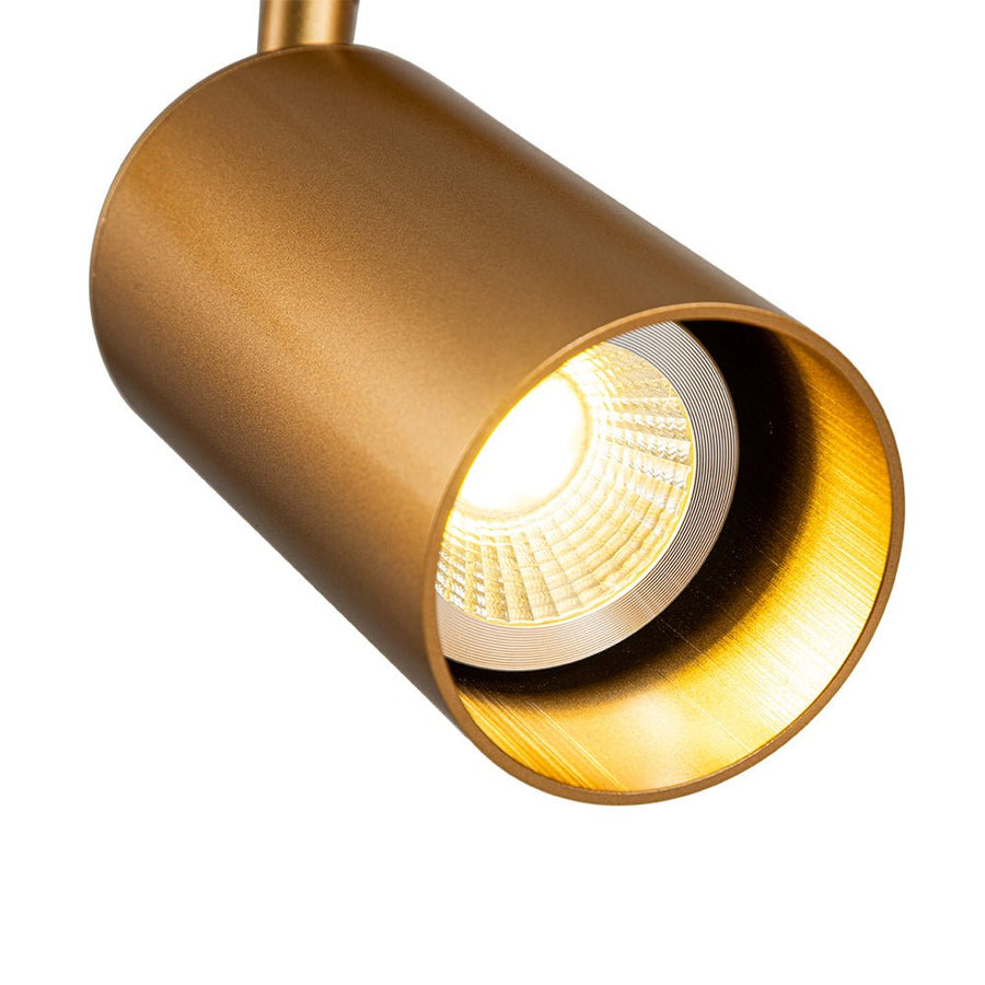 Farmhouze Light-5-Light Adjustable Kitchen Island Track Lighting-Chandelier-Gold-