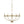 Load image into Gallery viewer, Farmhouze Light-6-Light Metal Candle Style Chandelier-Chandelier-Brass-
