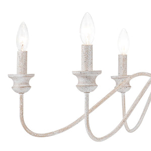 Farmhouze Light-6-Light Rustic Shabby Chic Candle Style Chandelier-Chandelier--