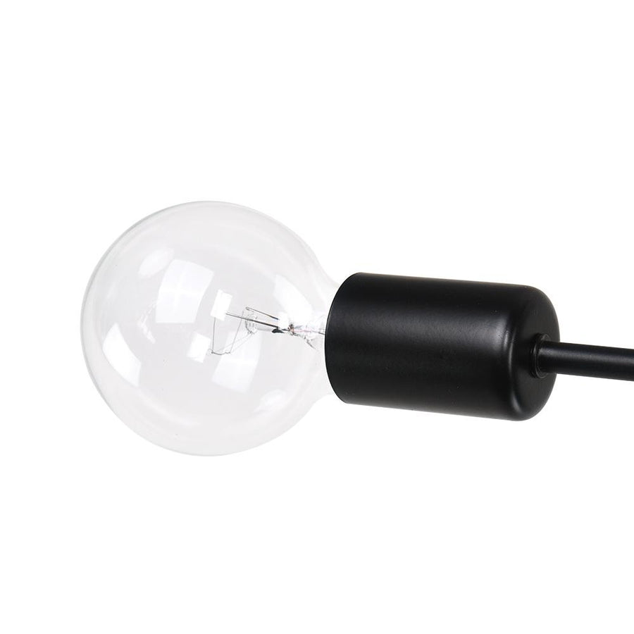 Farmhouze Light-8-Light Semi Flush Sputnik Light-Ceiling Light-Black-