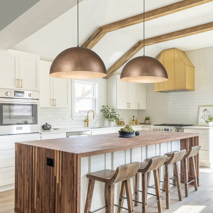 Glass Pendant Lights Kitchen Island Modern Brushed Nickel Pendant