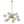 Load image into Gallery viewer, Farmhouze Light-Brass 12-Light Ice Glass Shade Sputnik Chandelier-Chandelier-12-Light-Brass
