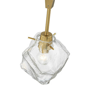 Farmhouze Light-Brushed Brass 8-Light Glass Ice Branching Chandelier-Chandelier-8-Light-Brass (Pre-Order)