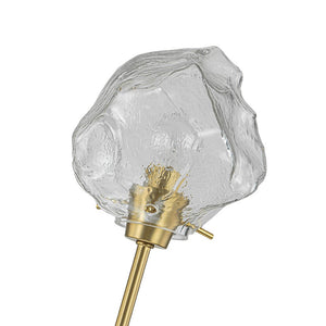 Farmhouze Light-Brushed Brass 8-Light Glass Ice Branching Chandelier-Chandelier-8-Light-Brass (Pre-Order)
