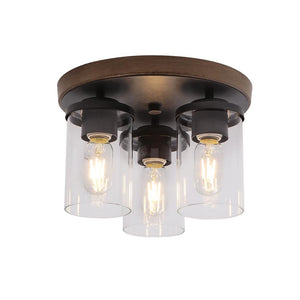 Farmhouze Light-Farmhouse Cluster Cylinder Flush Mount Ceiling Light-Ceiling Light--