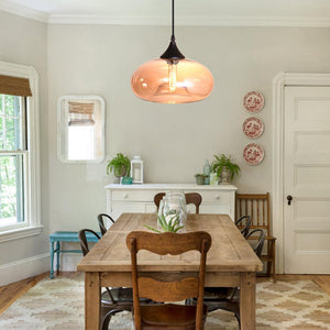Farmhouze Light-Mid Century Single Hanging Pendant Light-Pendant-Yellow-
