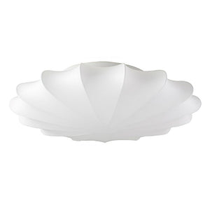 Farmhouze Light-Mid-century White Silk Flush Mount Light-Ceiling Light-M-
