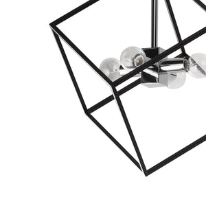 Farmhouze Light-Minimalist 4-Light Angled Cube Pendant Light-Chandelier--