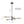 Load image into Gallery viewer, Farmhouze Light-Modern 5-Light Metal Sputnik Linear Chandelier-Chandelier-Gold-
