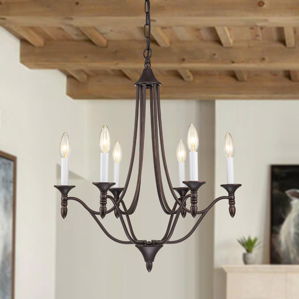 Bronze deals farmhouse chandelier