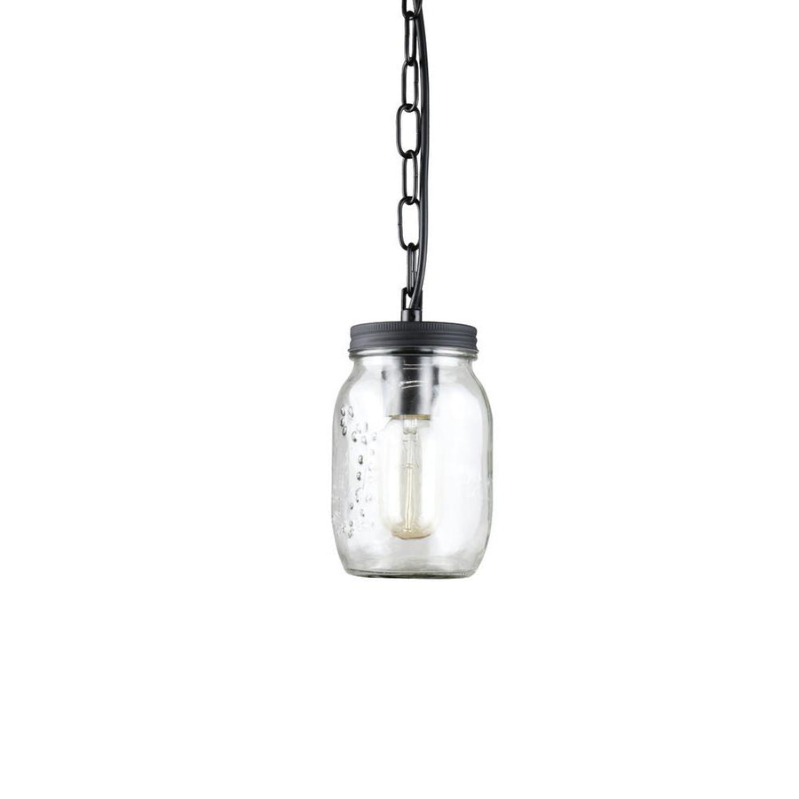 Farmhouze Light-Rustic 5-Light Mason Jar Pendant Light-Pendant--