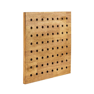 Farmhouze Light-Rustic Square Wood LED Flush Mount Ceiling Light-Ceiling Light--