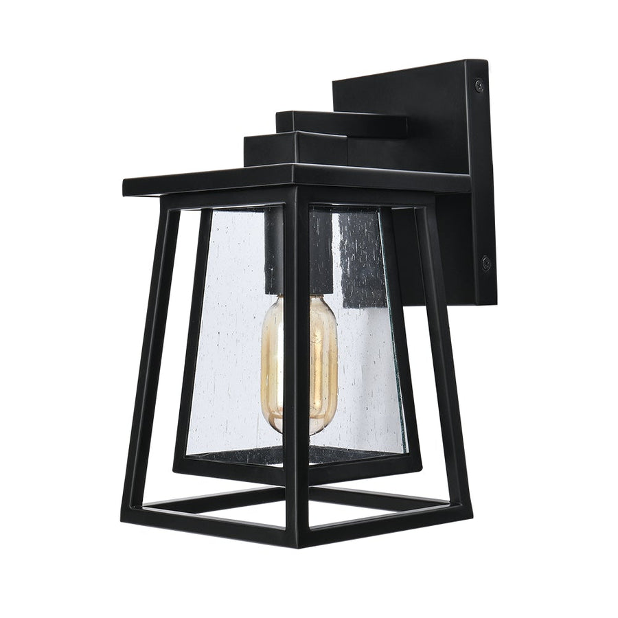 Farmhouze Light-Seeded Glass Outdoor Wall Lantern-Wall Sconce-S-