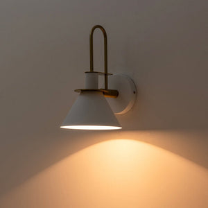 Farmhouze Light-Vintage Bedroom Bedside Wall Lamp-Wall Sconce-White-