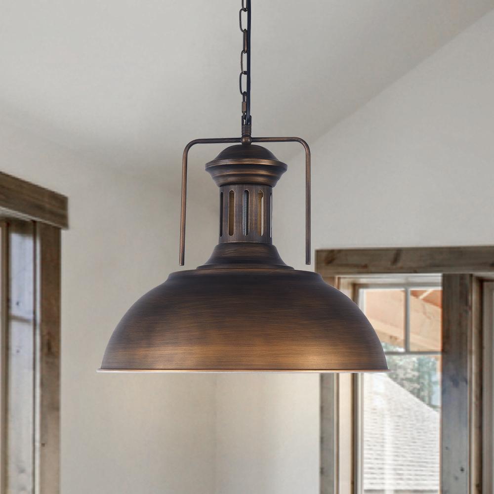 Industrial Rustic Barn Single Pendant Light | Farmhouze Light, Single ...