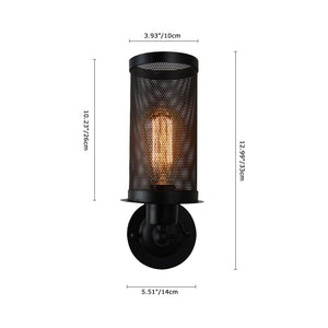 Farmhouze Lighting-Industrial Vintage Metal Cage Wall Light-Wall Sconce-Default Title-