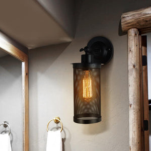 Farmhouze Lighting-Industrial Vintage Metal Cage Wall Light-Wall Sconce-Default Title-