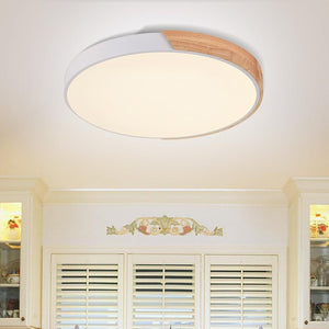 Farmhouze Lighting-Minimalist Dimmable Round Ceiling Light-Ceiling Light-11"-White