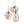 Load image into Gallery viewer, Farmhouze Lighting-Minimalist Geometric Glass Hanging Pendant Light-Pendant-3 bulbs-Amber Glass

