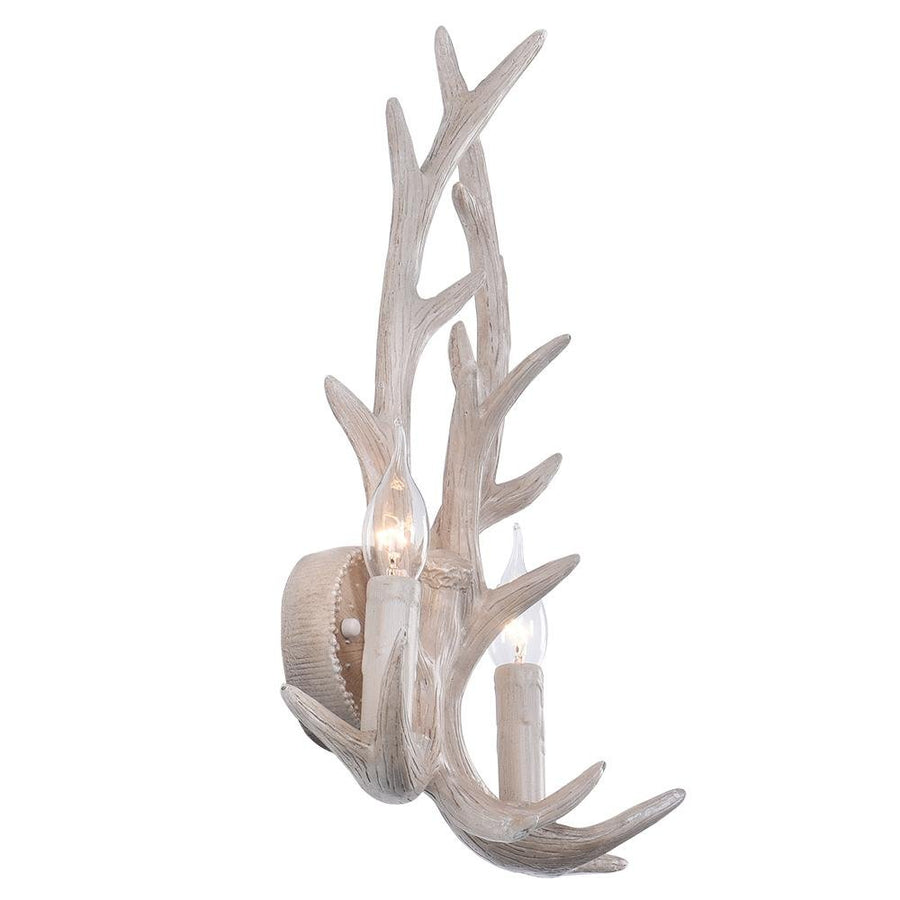 Farmhouze Lighting-Rustic Retro Antler Wooden Wall Sconce-Wall Sconce-Default Title-